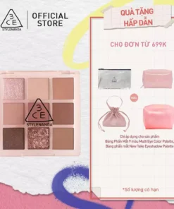 Bảng Phấn Mắt 9 màu lâu trôi 3CE Multi Eye Color Palette