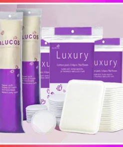 BÔNG TẨY TRANG ALUCOS 150 miếng Luxury 210 miếng 222 miếng Size To Đại